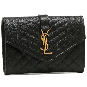 サンローランパリ カードケース ミックスマトラッセ モノグラム ブラック レディース SAINT LAURENT PARIS 651026 BOW91 1000