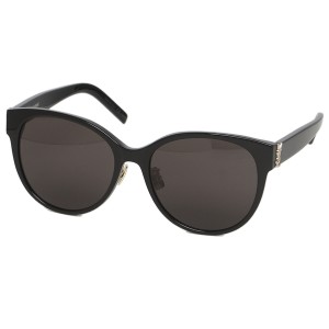 サンローラン サングラス アイウェア レディース 57サイズ ブラック アジアンフィット SAINT LAURENT PARIS SL M39 K 001