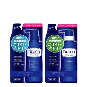 【10％OFFクーポン】デオコ スカルプケアシャンプー 285ml ＆ デオコ スカルプケアコンディショナー 285g 詰替用 DEOCO デオコ 正規品