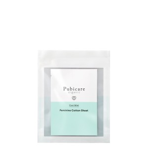 【15％OFFクーポン】ピュビケア オーガニック フェミニンコットンシート クールミント 5枚 Pubicare organic 正規品 メール便1通3個まで