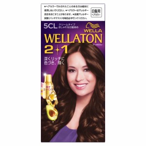 【医薬部外品】ウエラトーン2＋1 クリーム 5CL 自然なキャメルブラウン 60g+60g+7.3ml【2個セット】