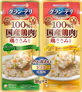 グラン・デリパウチジュレ成犬用ブロッコリー＆チーズ 30g×2