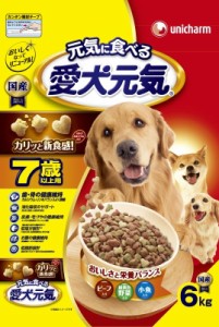 愛犬元気7歳以上用ビーフ・緑黄色野菜・小魚入り 6.0kg