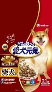 愛犬元気柴犬用ビーフ緑黄色野菜小魚入り 2.1kg