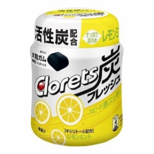 ◆モンデリーズ クロレッツ炭フレッシュ レモンミントボトルR 127g【6個セット】