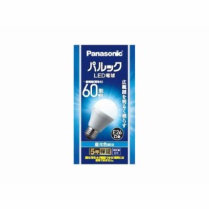 パナソニック Panasonic LED電球 60W形 昼光色 広配光 照明 E26 7W 屋内用 LDA7DGK6