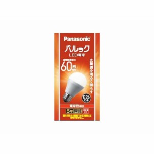 パナソニック Panasonic LED電球 60W形 電球色 広配光 照明 E26 7.3W 屋内用 LDA7LGK6