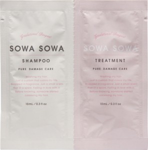 SOWASOWA ピュアケアダメージケアサシェ 10ml＋10ml