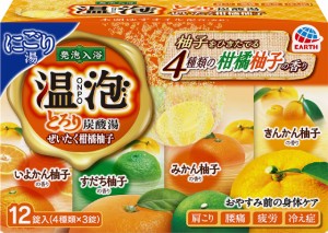温泡ONPOとろり炭酸湯 ぜいたく柑橘柚子 45g×12錠