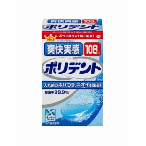 爽快実感ポリデント　１０８錠