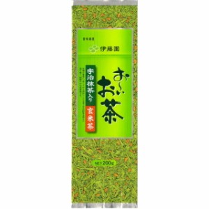 ◆伊藤園 お〜いお茶 宇治抹茶玄米茶 200g【3個セット】