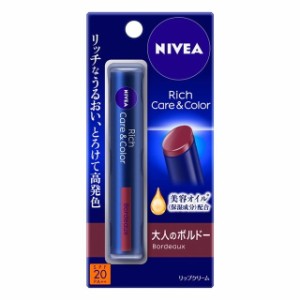 花王 ニベア リッチケア＆カラーリップ ボルドー 2g