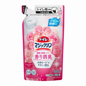 花王 トイレマジックリン消臭・洗浄スプレー 香り消臭 エレガントローズの香り つめかえ用 300ml