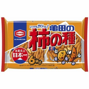 ◆亀田製菓 亀田の柿の種 6袋詰 180g【12個セット】