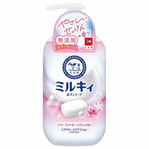 ミルキィ ボディソープ フローラルせっけんの香り ポンプ付          500ml