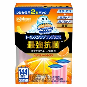 ジョンソン スクラビングバブル トイレスタンプ 最強抗菌 クリスピー つけ替え 38G×2個入