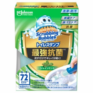 ジョンソン スクラビングバブル トイレスタンプ 最強抗菌 シャインミント 本体 38G