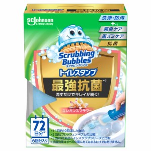 ジョンソン スクラビングバブル トイレスタンプ 最強抗菌 エレガンスフラワー 本体 38G