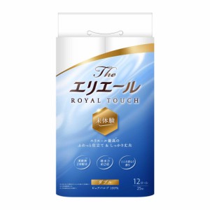 大王製紙 Theエリエール トイレットティシュー ダブル 12ロール【6個セット】