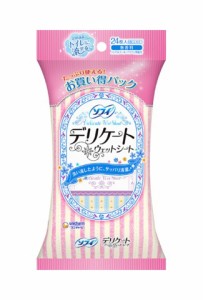 ユニ・チャーム ソフィ デリケ‐トウェット 無香料 6枚 4個