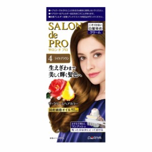 【医薬部外品】ダリヤ サロンドプロ ザ・クリームヘアカラー（白髪用）4＜ライトブラウン＞