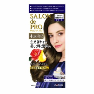 【医薬部外品】ダリヤ サロンドプロ ザ・クリームヘアカラー（白髪用） 4GR＜グレイスブラウン＞