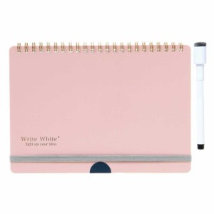 Write White ＋ホワイトボードノートA5（PK） 6ページ、各ページの間に透明PPシート（3枚）