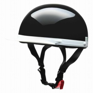 リード工業 CROSS ハーフヘルメット ブラック CR740 BK 1個