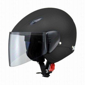 リード工業 SERIO セミジェットヘルメット ハーフマットブラック RE35 MATBK 1個