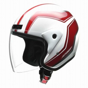 リード工業 APRETジェットヘルメット ホワイト APRET WH 1個