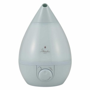 超音波式アロマ加湿器 SHIZUKU mini 1.5L LED照明 くすみブルー AHD‐043‐BL 1台