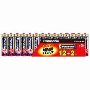 パナソニック アルカリ乾電池 単3電池 12＋2本パック