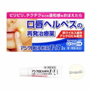 【第1類医薬品】奥田製薬 アシクロビル軟膏エース 2g 【セルフメディケーション税制対象】