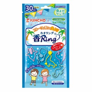 大日本除虫菊 KINCHO 虫よけ 香リング（カオリング） ブルー 30個入