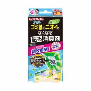 大日本除虫菊 ゴミ箱のニオイがなくなる貼る消臭剤 ミントの香り 1個