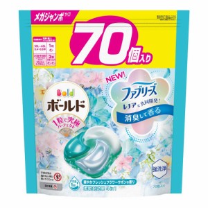 P&G ボールド 洗濯洗剤 ジェルボール4D フレッシュフラワーサボン 詰め替え メガジャンボ 70個