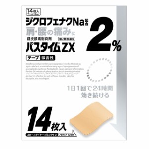 【第2類医薬品】祐徳薬品工業 パスタイムZX 14枚入 【セルフメディケーション税制対象】