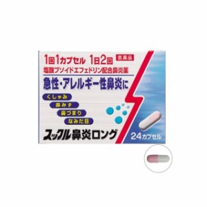 【指定第2類医薬品】スックル鼻炎ロング 24カプセル【セルフメディケーション税制対象】