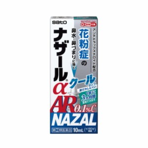 【指定第2類医薬品】佐藤製薬 ナザールαAR0.1％クール 10ml 【セルフメディケーション税制対象】