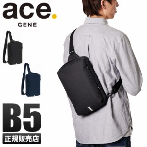 商品レビューで+5%｜5年保証｜エースジーン ハンスリーSD ボディバッグ ワンショルダーバッグ メンズ ACE GENE 62883