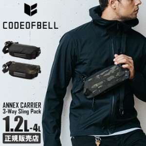 商品レビューで+5%｜コードオブベル ボディバッグ メンズ ミニ 小さめ 防水 横型 CODE OF BELL annex-carrier