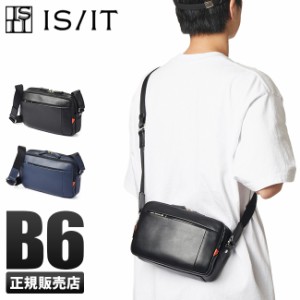 商品レビューで+5%｜IS/IT イズイット ショルダーバッグ 斜めがけ 本革 レザー メンズ ブランド シュルビ 984102