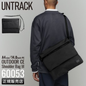 商品レビューで+5%｜アントラック サコッシュ Mサイズ A4 PC収納 OUTDOOR/CE UNTRACK 60053 ブランド メンズ レディース