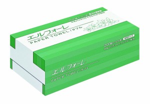 エルフォーレ ペーパータオル W 200組400枚(中判)30束