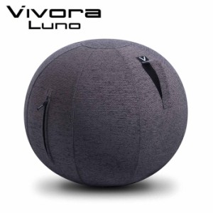 【送料無料】Vivora シーティングボール ルーノ シェニール チャコールグレー ビボラ LUNO ソファ 椅子 いす バランスボール オフィス リ