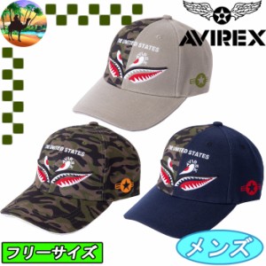 AVG3F-CP8　アビレックス　シャークマウス キャップ　ゴルフキャップ　メンズキャップ　AVIREX　レアモノ