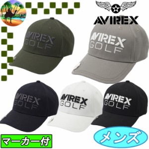 AVG3S-CP1　アビレックス　マーカー付き　ゴルフキャップ　AVIREX　レアモノ