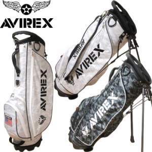 AVXBB1-01C　アビレックス　スタンド式 キャディバッグ　ゴルフバッグ　AVIREX　クラブケース　限定モデル　セルフ　レアモノ