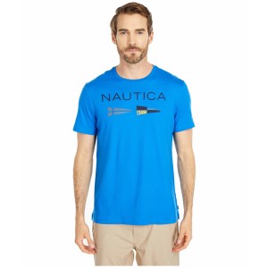 ナウティカ メンズ シャツ トップス Nautica Flags Tee Blue
