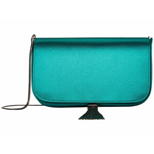 レイス レディース ハンドバッグ バッグ Vienna Crossbody Emerald Satin
